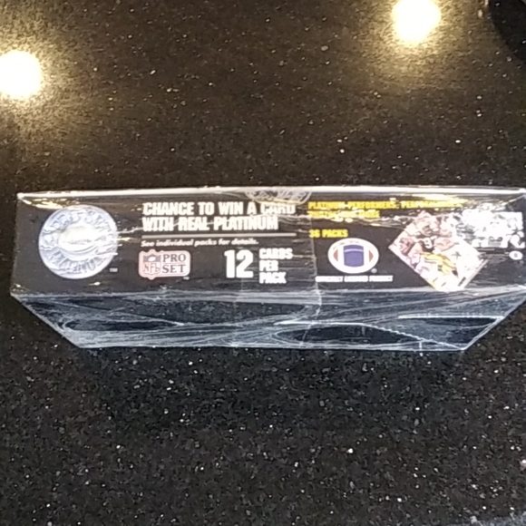 New in Sealed Box NFL ProSet Platinum 1991 Series 1 Wax Box - Picture 2 of 6